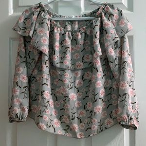 Floral Off the Shoulder Top